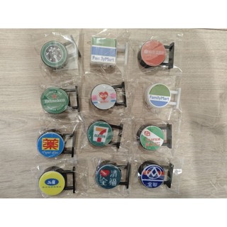 現貨🌸 可發光 微縮品牌 冰箱貼 招牌燈箱 冰箱磁鐵 星巴克 清心福全 全聯 7-11 全家 59嵐 萊爾富 蝦皮店到店