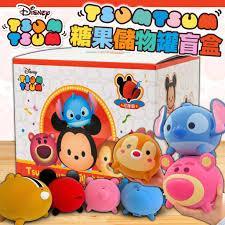 (TsumTsum) 迪士尼 糖果儲物罐盲盒 I 絨造 型桶 盲盒 盒玩 台灣 公仔 米奇 Disney（盲盒款式隨機）