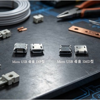 Micro USB 母座、Micro USB 公頭
