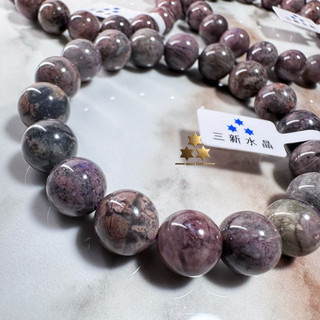天然粉紫舒俱萊手鍊｜舒俱萊手珠 飄花舒俱萊 舒俱萊 Sugilite 收藏級 天然水晶