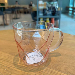 星巴克杯子清倉特價優惠簡約高顏值粉鑽石耐熱玻璃杯辦公室玻璃杯