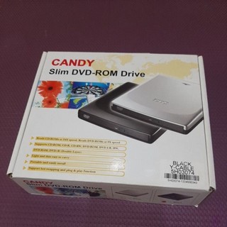 全新 CANDY 8X外接式USB超薄型DVD光碟機
