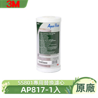 3M AP817 全戶淨水器濾芯 SS801 專用替換濾心【3M原廠正品】10吋大胖型全戶活性碳濾心全家淨水除氯去異味