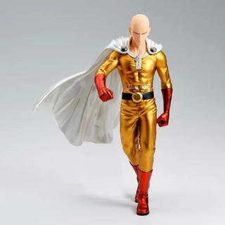 現貨 BANPRESTO BP 景品 一拳超人 Grandista 埼玉 金屬色 眼鏡牌 公仔