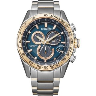 CITIZEN 星辰 GENT'S 電波對時 光動能腕錶 43MM (CB5916-59L)