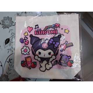 KUROMI 庫洛米 帆布袋 提袋 酷諾米 帆布袋 ,33*33*8