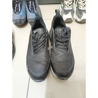 Nike Air Max 270 男鞋 黑白 皮革 氣墊鞋 US10 28cm 運動鞋 慢跑鞋 BQ6171-001