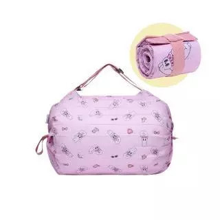 正品【Esther Bunny】 艾絲樂小免 輕巧摺疊購物袋 大型購物袋 可收納 摺疊 環保袋 【淨妍美肌】