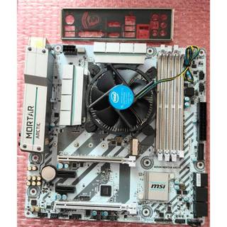 二手微星MSI B250M MORTAR ARCTIC(LGA1151腳位)M-ATX主機板+Intel G4560處理