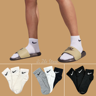 【吉喆】現貨 Nike LOGO 基本款 3雙入 薄底 短襪 運動襪 過踝襪 SX7677-100 SX7677-010