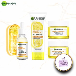 Paket Cerah Garnier Bright Complete Vitamin C Putih Komplit