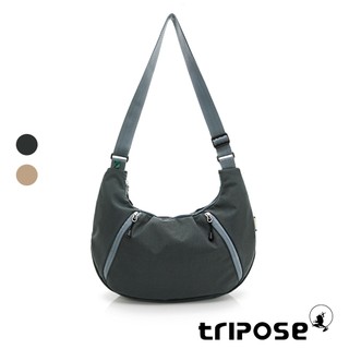 tripose PLAIN機能尼龍輕量彎月斜背包