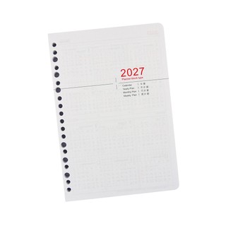 【conifer綠的事務】2027年25K直式週誌內頁 適用6孔、20孔孔夾