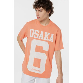 superdry 極度乾燥 橘色 短袖 T恤 男 m碼