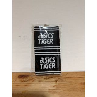 （全新）aSiCS Tiger運動護腕 黑色百搭 球類/運動好物