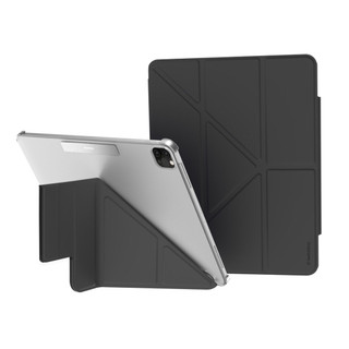 正版SwitchEasy Origami NUDE 全方位支架透明背蓋保護套 黑色 for iPad Pro 12.9