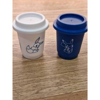 全新 星巴克 Starbucks 迷你 小杯子 7-11 私品茶 寶可夢 皮卡丘 伊布 單售 可選 環保 迷你 萬用 盒