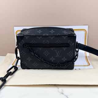 【二手 帥哥必備🖤】 ✦LV M44735 Mini Soft Trunk 黑老花 晶片款