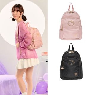 【Hello Kitty】金緻凱蒂 後背包 KITTY後背包 10.5吋平板後背包 防盜口袋背包 多隔層背包