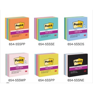 [事務幫手]3M ｽﾘ-ｴﾑPost-it® 利貼便條紙。450張增量版+76 x 76mm+5色紙磚 利貼便條紙