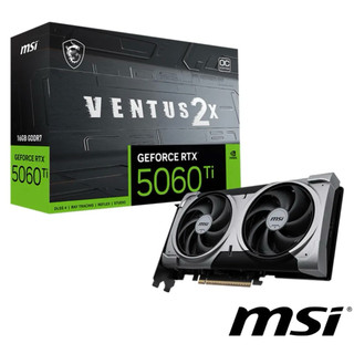 MSI 微星 GeForce RTX 5060 Ti 8G VENTUS 2X OC PLUS 顯示卡