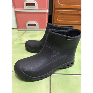 〈惜福惜物，完美主義勿入〉COMBAT二手男款防水防滑黑色短筒雨靴\靴子/工作鞋28cm44號