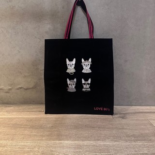 ✶全新✶ apm monaco 鬥牛犬 法鬥 刺繡 托特包 肩背包 手提包 購物袋 提袋 限定