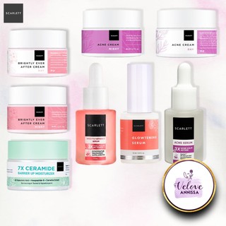 Cream Scarlett Acne Brightly Siang Malam Scarlet Day Night