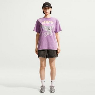 【NIKE 耐吉】短袖上衣 女 AS W NSW RETRO FLAIR TEE 紫 IW1198-544