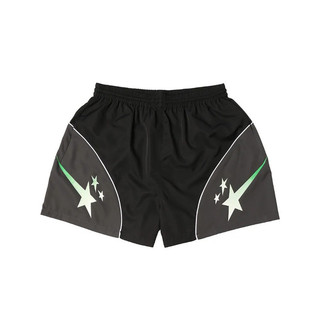 MTA Tonal Panel Nylon Track Shorts