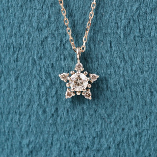 festaria wish upon a star 星星鑽石10k金項鍊 星鑽 k10