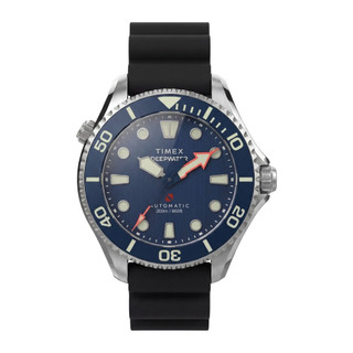 【TIMEX】天美時 Deepwater Meridian 44毫米 自動機械潛水錶 藍x黑 TXTW3A01700