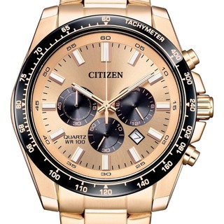 【CITIZEN 星辰】Chronograph AN8236-52P 44mm 現代鐘錶