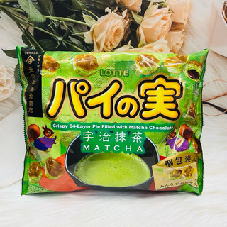 日本 LOTTE 樂天 派之實 抹茶可可風味夾心派 124g 一口派 宇治抹茶派 北川半兵衛商店聯名
