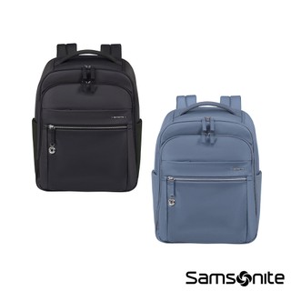 Samsonite新秀麗 筆電後背包/雙肩包/通勤包/女包/電腦包14.1吋 MOVE JOURNEY 多夾層輕量大容量