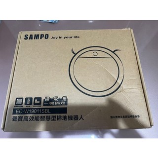 二手SAMPO聲寶 EC-W19011SBL高效能智慧型掃地機器人(少用一個月不到10次)