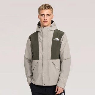 The North Face 男 BLOCKING DRYVENT JACKET 防潑水 衝鋒衣-NF0A8JRQMUO