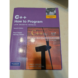 二手書 C++ How to Program LATE OBJECTS 二手書店 英文 二手書籍出清 課本