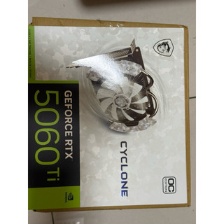 只有一張 全新未拆 五年保固 微星 MSI 5060Ti 16gb gddr7 cyclone 白螳螂 itx 小卡