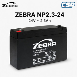 Zebra NP2.3-24 24V 2.3Ah Battery Fire Alarm Broadcast Panel