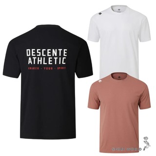 Descente 迪桑特 短袖上衣 男裝 背面印花 SR321TTS74-BLK0/WHT0/LBRC