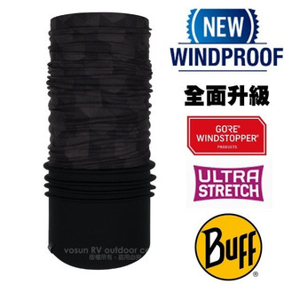 【BUFF】幾何立方》防風保暖頭巾 Windstopper 抗菌除臭 圍脖 頸圍 面罩 圍巾 髮帶 頭套 121522