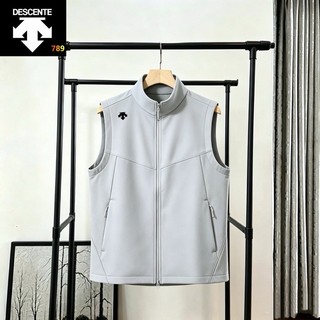 DESCENTE/迪桑特秋冬季馬甲戶外運動立領寬鬆無袖棉馬甲背心