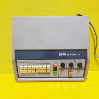 底部有破損 1979年 日本 korg rhythm 33 KR-33 類比鼓機 Analog Drum Machine