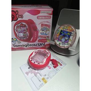【二手】萬代 Tamagotchi Uni 三麗鷗限定款 塔麻可吉（配件齊全/已改殼/無DLC卡/內含7個DLC）電子雞