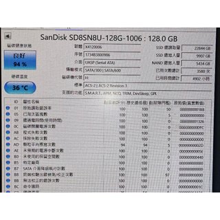 知飾家 二手良品 SanDisk 128GB M.2 SSD 固態硬碟