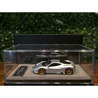 1/64 HH Model Ferrari 458 Speciale Silver HH64F458S10【MGM】