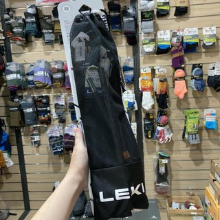 贈品【LEKI 德國】 Makalu FX Carbon AS 泡棉長握把碳纖維登山杖65620631S 兩支收納袋