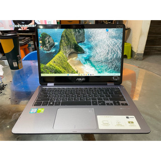 ASUS 華碩 TP410UR 14寸翻轉觸控筆電星辰灰(i5-7200U/8G/930MX/256G SSD/W10)
