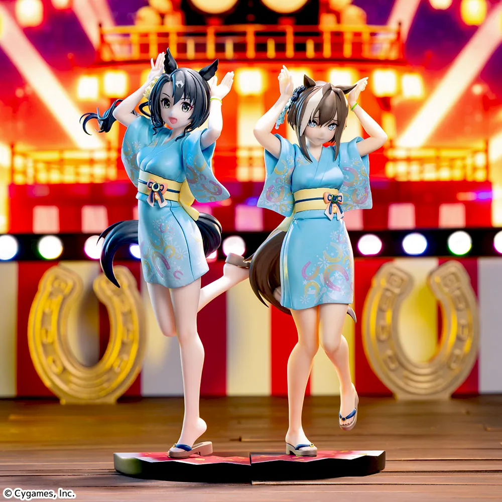 🌀日版客🌀 日版 賽馬娘 XStellar 里見皇冠 高尚駿逸 SEGA 浴衣 特雷森音頭 景品 公仔